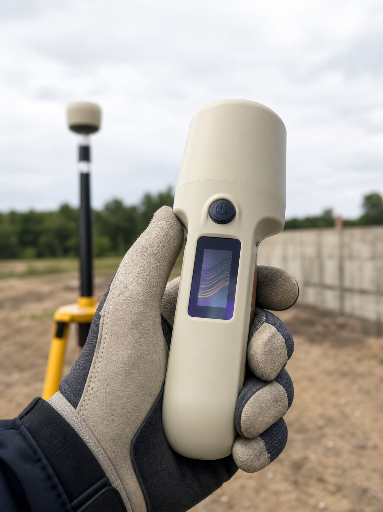 YueeTek positioning device in the field